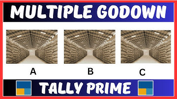 How to Create Godown in Tally Prime in Hindi | tally prime me godown kaise banaye