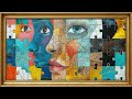 TV Frame Autism Day Awareness Collage Style 4K