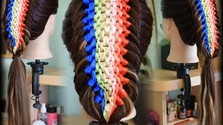 Rainbow Braid | Maya Heart Hairstyles