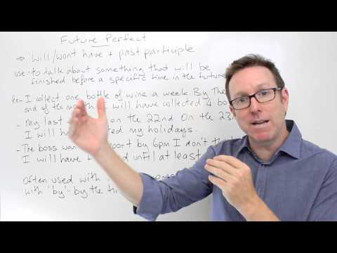 English Grammar Lesson B2 - Future Perfect Tense - Gramática Inglesa