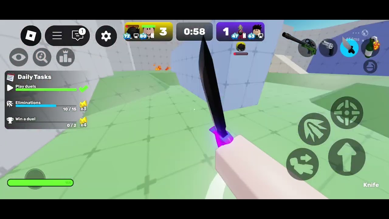 Playing rivals 2v2 sniper and knife only challange with my friend jay ...