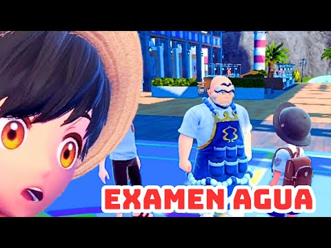 Como PASAR el EXAMEN de GIMNASIO TIPO AGUA Pokémon ESCARLATA Y PURPURA Ciudad Cantara