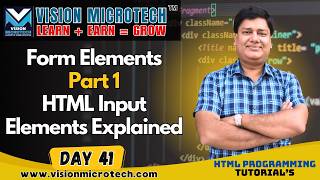Celebrity Form Elements in HTML Part 1 | HTML Input Elements Explained Profile
