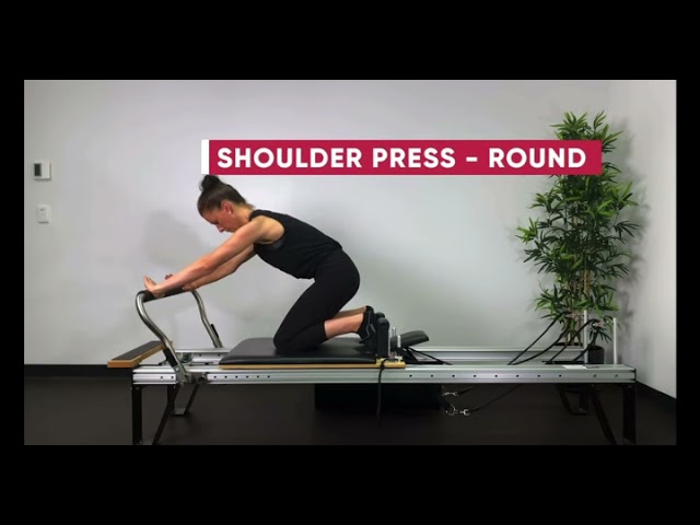 Shoulder Press Round Reformer Beginner Exercise