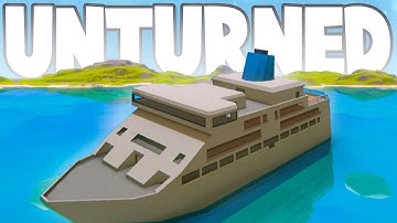 Unturned Hawaii Map Progress: Huge Underwater Location & CANNON BOAT! + Exclusive Images!