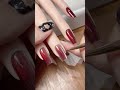 Test the red colors magnetic cat eye gel nail polish set collection #nails #nailart #naildesign