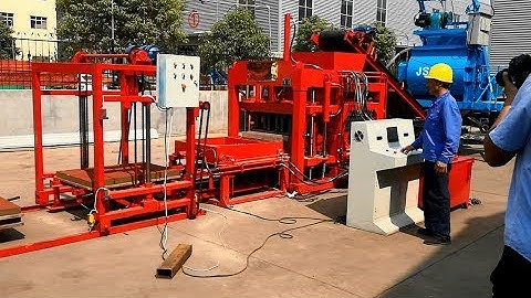 QTJ4-25 Automatic Paver Concrete Block Making Machine
