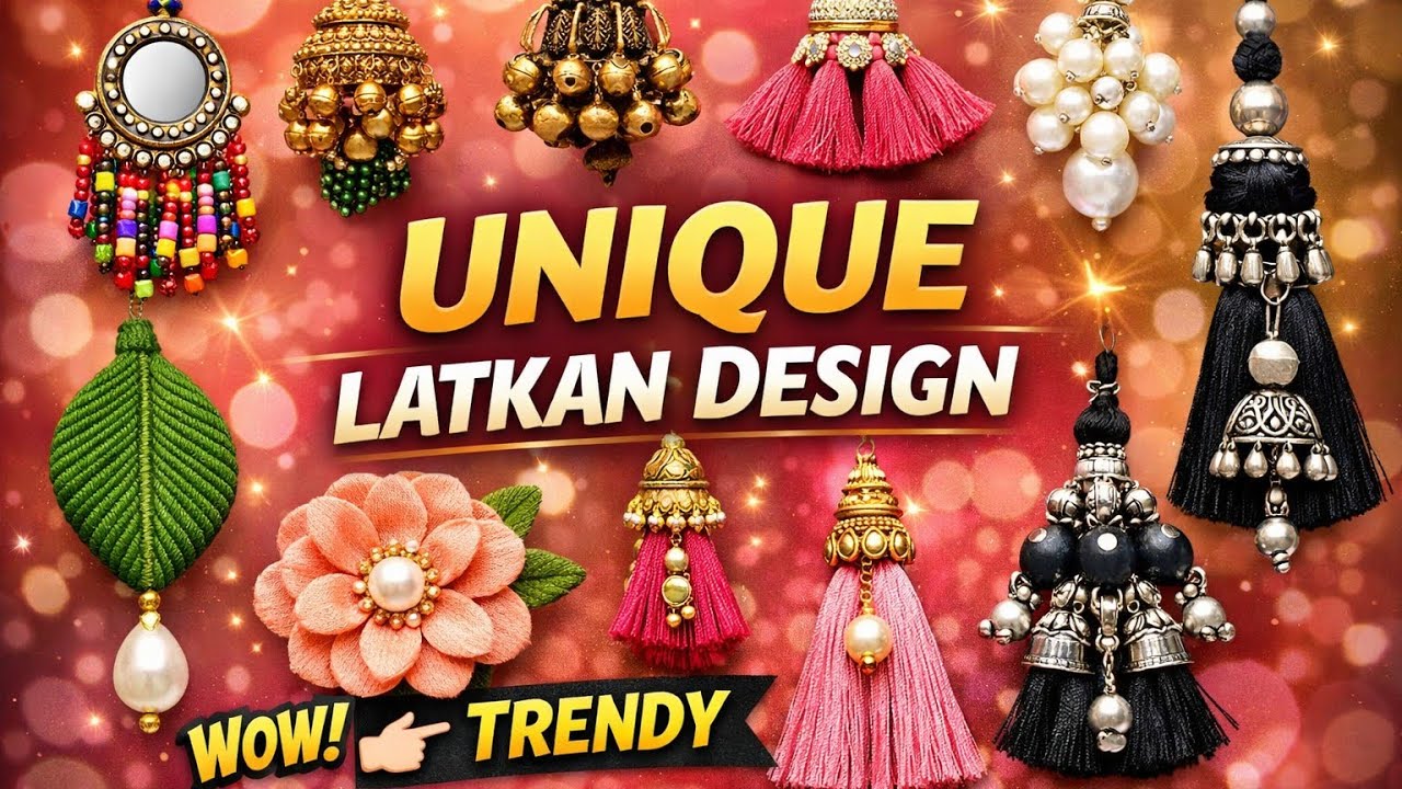 Designer Latkan Kaise Banaye | New Blouse Latkan Design 2026
