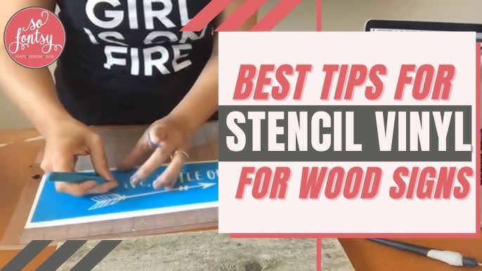 Best Material for Making Stencils - Cricut Tutorials - County Chic