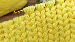 ⚡⚡💯Woow...!!!!⚡ Amazing👌Very easy Tunisian crochet chain very stylish baby blanket making #crochet