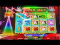 WILD COWS LANDS!!! MAX BET FREE GAMES on Invaders Return From The Planet Moolah - CASINO SLOTS