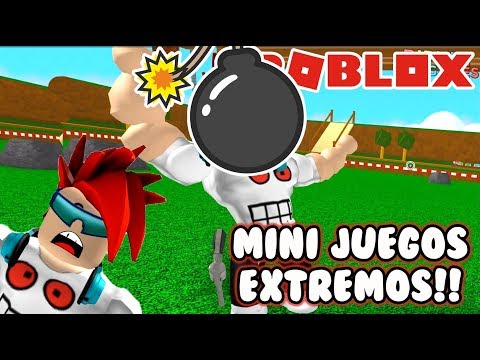 Minijuegos Extremos En Roblox Youtube - minijuegos robloxianos abierto roblox