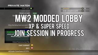 MW2 Modded Open Lobby - XP & Super Speed - CLOSED