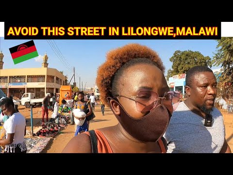 This is Bad Luck & Going To Devil Street, Lilongwe Malawi Downtown.