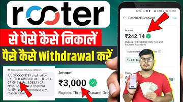 rooter app se paise kaise withdraw kare | how to withdraw money from rooter app