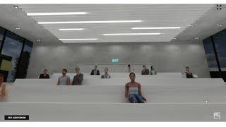 Virtual Auditorium Presentation Clip