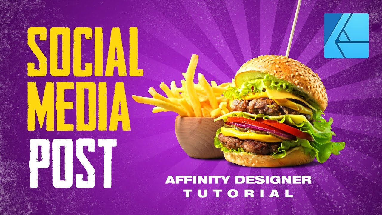 Affinity Designer Tutorial | Social Media Post | Hindi