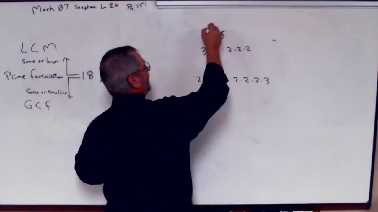 Math 87 L 27 - YouTube