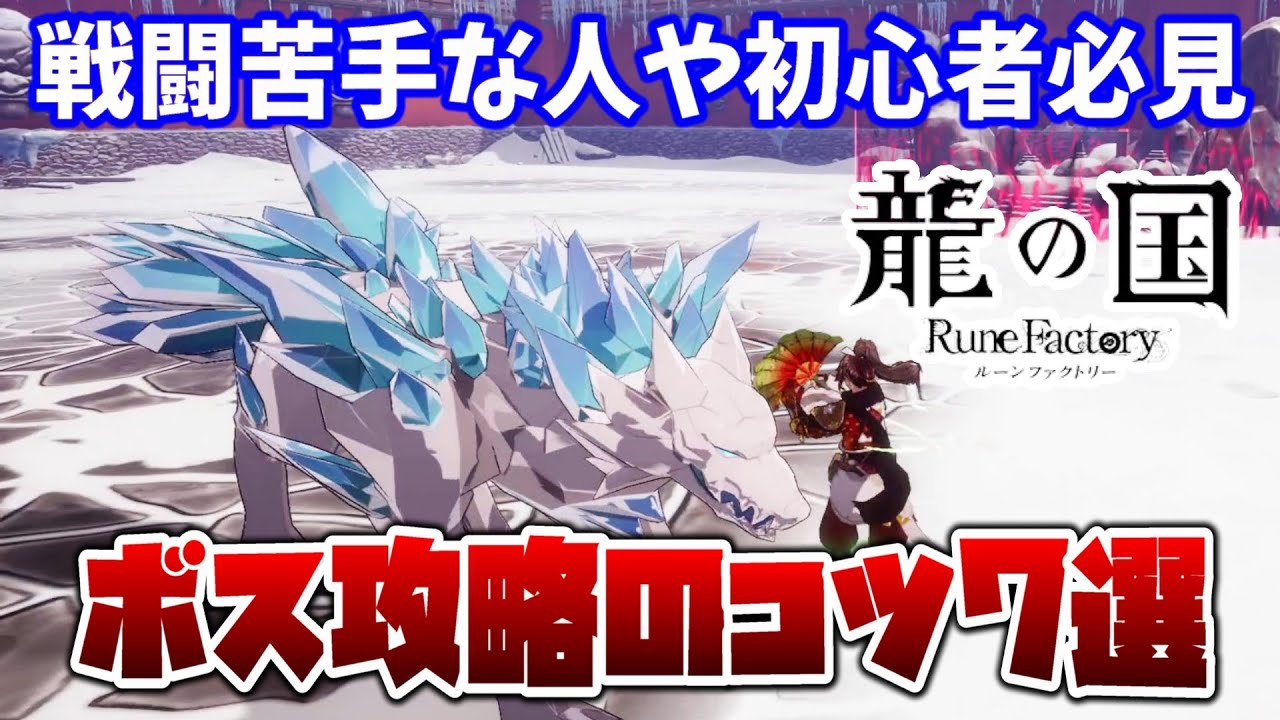 Rune Factory: Dragon Country] 7 Tips for Defeating Bosses! Basic