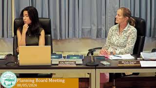 Planning Board  Meeting 8/5/26