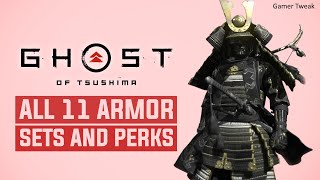 Ghost Of Tsushima All 11 Armor Sets And Perks
