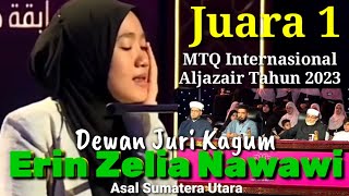 Bikin Dewan Juri Kagum😮Erin Zelia Nawawi, Juara 1 MTQ Internasional Aljazair 2023