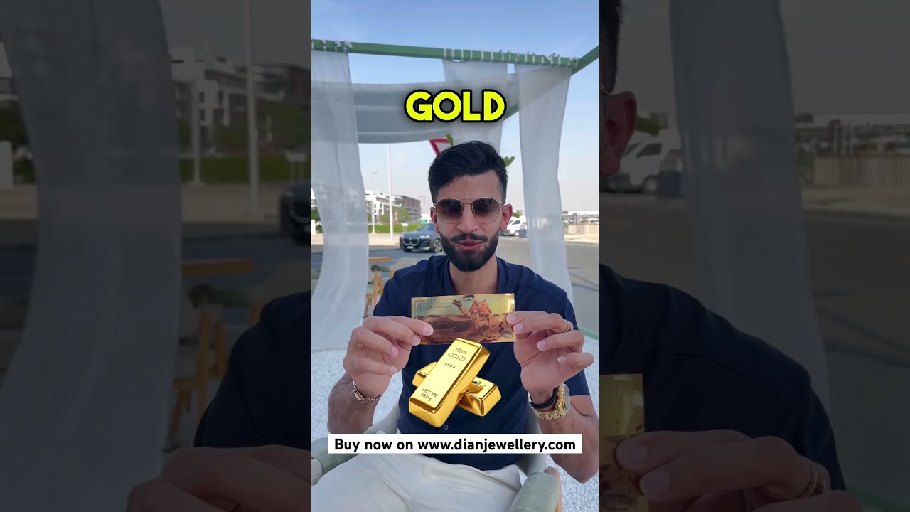 Dubai S First And Only 24K Gold Note Souvenir Is Here Www Dianjewellery Com