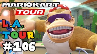 Mario Kart Tour: LA Tour GOLD Challenges 100%!! Gameplay Walkthrough Part 106