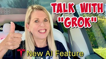 More Talk With "Grok" - The New Tesla Conversational AI Feature In My 2024 Tesla Model Y