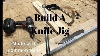 How to make a knife filing jig, inspired by Gough Custom.
