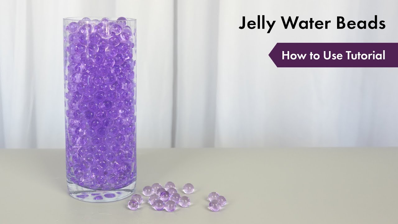 How To Make Water Beads or Water Marbles  Water beads, Water beads  centerpiece, How to make water