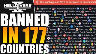 Helldivers 2 Banned in 177 Countries on Steam