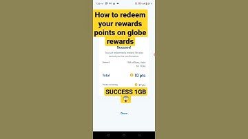 HOW TO REDEEM GLOBE REWARDS POINTS INTO DATA