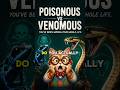 DO YOU KNOW THE DIFFERENCE BETWEEN POISONOUS VS VENOMOUS? #didyouknow