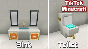 Minecraft Bathroom Build Hacks Compilation!