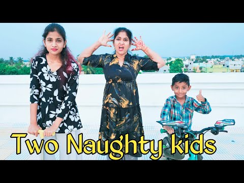 Two Naughty kids 😏 Isaac and Monika  😲 | comedy video | funny video | Prabhu sarala lifestyle 