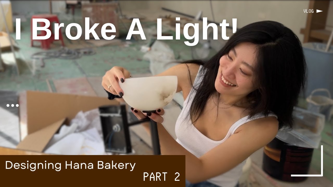Vlog | Unboxing Indoor Wall Lights! [Hana Bakery Part 2]