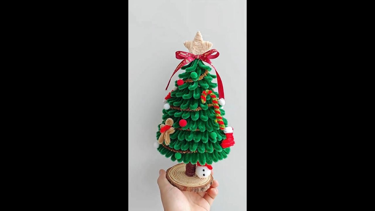 Fuzzy Wire Christmas Tree Craft | Step-by-Step Guide for 2025 Holiday ...