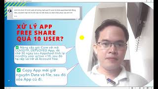 Appsheet QA#04 Lỡ chia sẻ App quá 10 email rồi thì làm sao để không bị khóa app screenshot 4