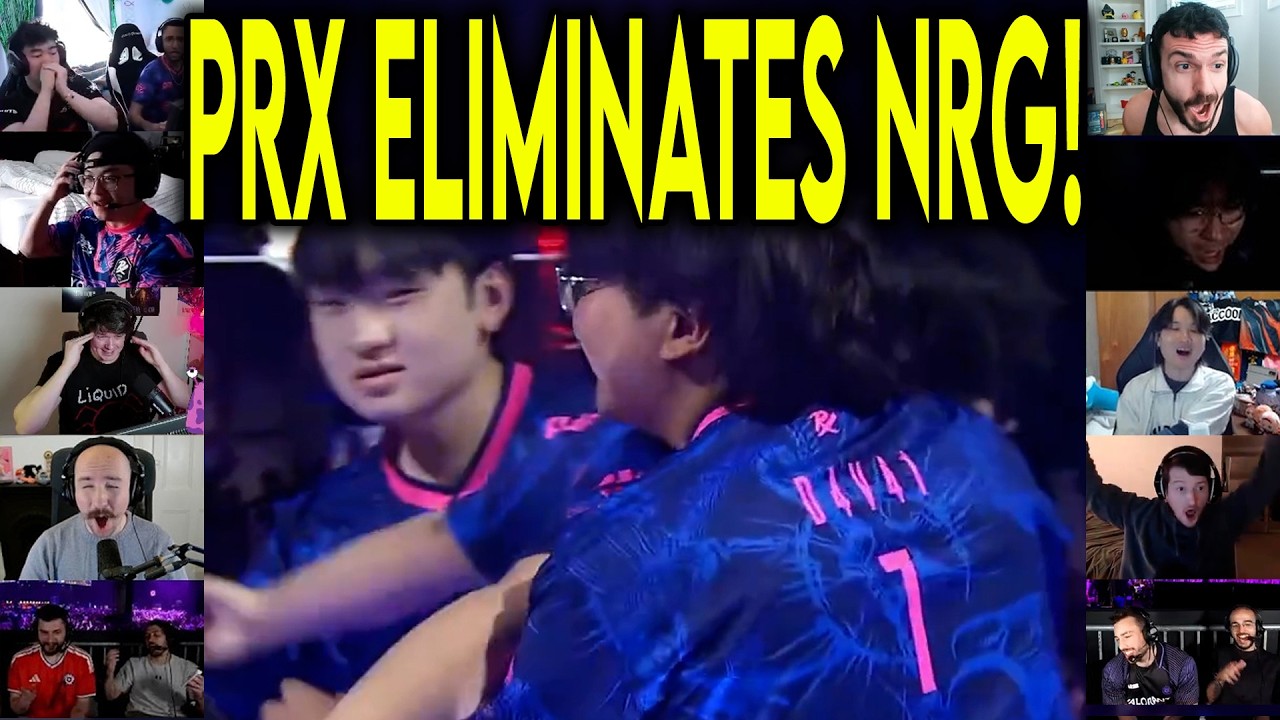 Master Reece Streamer Valorant Streamers React To PRX Eliminating NRG After An Insane Match ...