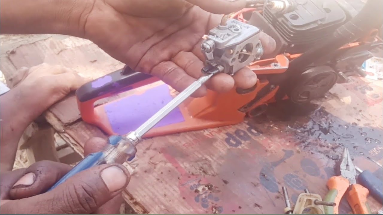 Chainsaw carburetor adjustment /How to Chainsaw carburetor adjustment ...