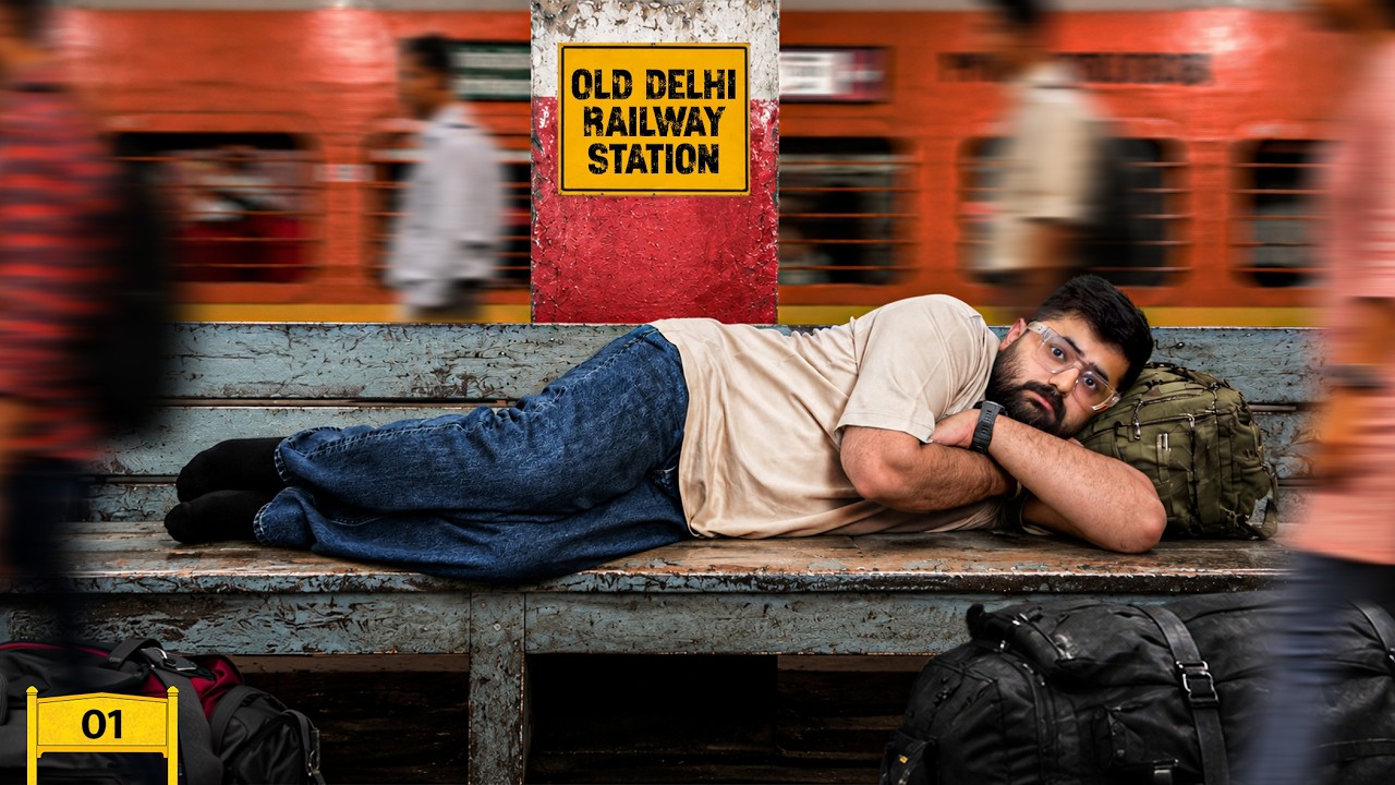 Living Inside a Railway Station for 14 Days 🚂