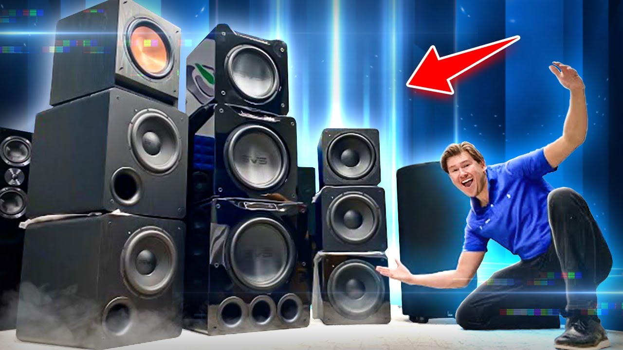 Match bekvemmelighed Rejse tiltale SVS MASSIVE WALL of SUBWOOFERS Bass TEST!! All Subs Compared - YouTube