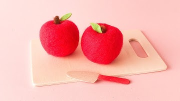 Apple : Needlefelting tutorial