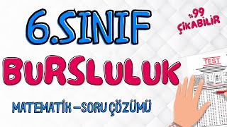 6. Sınıf Matematik Bursluluk  Soru Çözümü❗İzlemeden Girme #2024