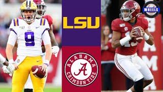 #2 LSU vs #3 Alabama (Joe Burrow vs Tua Tagovailoa) | 2019 College Football Highlights