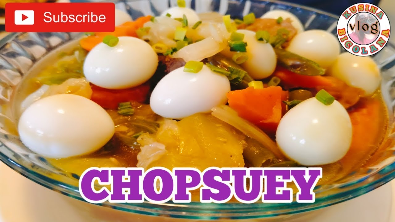 HOW TO COOK CHOPSUEY/FILIPINO RECIPEpinoyrecipepanlasangpinoy