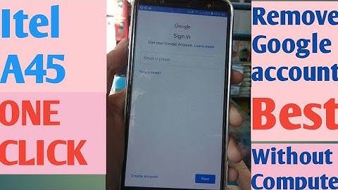 Itel A45 || Frp Unlock | Google Bypass || 8.0 Oreo Version || Step By Step In Hindi