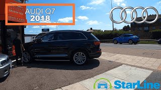 Audi Q7 2018 Fitted With The StarLine S96 Smart Security Vehicle Alarm System