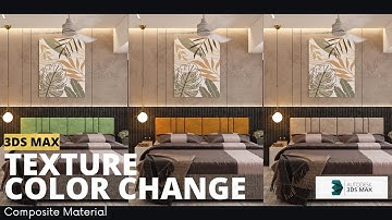 "Quick Tip: Change the Color of Textures in 3ds Max" by Using Composite Material